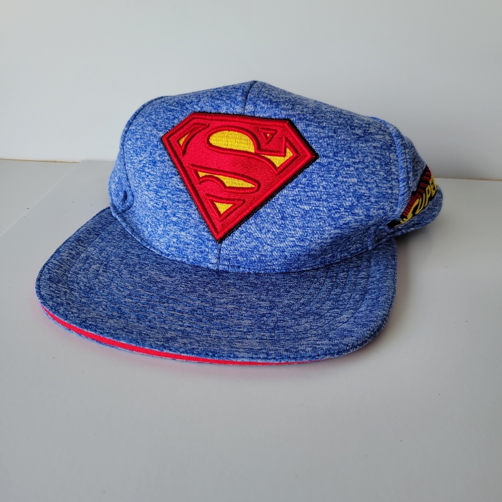 Superman Hat Adjustable Snap Back Youth